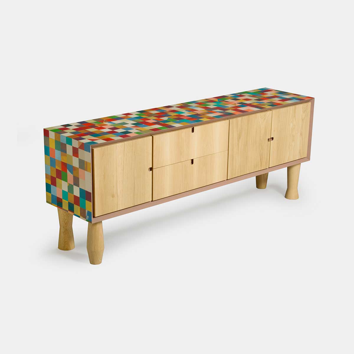 madia moderna colorata